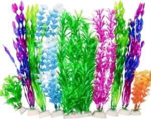 CousDUoBe 9 Pack Large Aquarium Plants Artificial Aquatic Plants Review