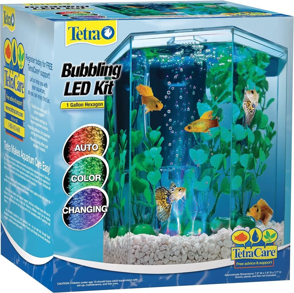 Tetra Bubbling LED Aquarium Kit 1 Gallon Review